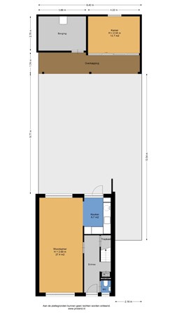 Floorplan - Wilgenstraat 2, 7271 JG Borculo